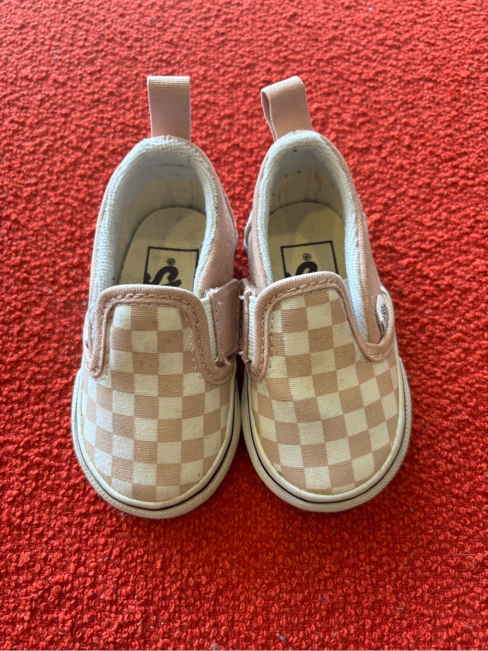 Vans Classic Slip-on Toddler Checkerboard Sneaker size 3
